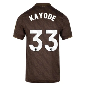 Brentford FC Koszulka Piłkarska 2025-26 Kayode #33 Wyjazdowa Męska