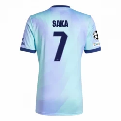 Bukayo Saka #7 Koszulki Piłkarskie Arsenal FC 2024-25 UCL Trzecia Męska