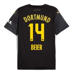 BVB Borussia Dortmund Koszulka Piłkarska 2024-25 Beier #14 Wyjazdowa Męska