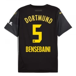 BVB Borussia Dortmund Koszulka Piłkarska 2024-25 Bensebaini #5 Wyjazdowa Męska