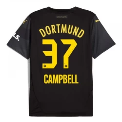 BVB Borussia Dortmund Koszulka Piłkarska 2024-25 Campbell #37 Wyjazdowa Męska