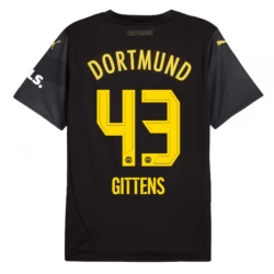 BVB Borussia Dortmund Koszulka Piłkarska 2024-25 Gittens #43 Wyjazdowa Męska