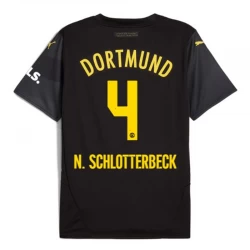 BVB Borussia Dortmund Koszulka Piłkarska 2024-25 N. Schlotterbeck #4 Wyjazdowa Męska