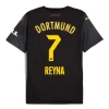 BVB Borussia Dortmund Koszulka Piłkarska 2024-25 Reyna #7 Wyjazdowa Męska