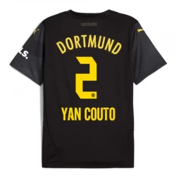 BVB Borussia Dortmund Koszulka Piłkarska 2024-25 Yan Couto #2 Wyjazdowa Męska