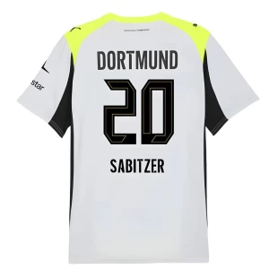 BVB Borussia Dortmund Koszulka Piłkarska 2025-26 Sabitzer #20 Wyjazdowa Męska