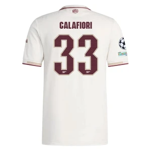 Calafiori #33 Koszulki Piłkarskie Arsenal FC 2025-26 Champions League Trzecia Męska