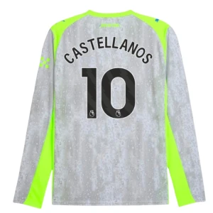 Castellanos #10 Koszulki Piłkarskie Manchester City 2025-26 Trzecia Męska Długi Rękaw