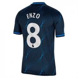 Chelsea FC Koszulka Piłkarska 2023-24 Enzo Fernández #8 Wyjazdowa Męska