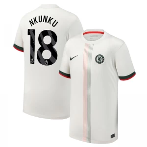 Chelsea FC Koszulka Piłkarska 2025-26 Christopher Nkunku #18 Wyjazdowa Męska