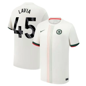 Chelsea FC Koszulka Piłkarska 2025-26 Lavia #45 Wyjazdowa Męska