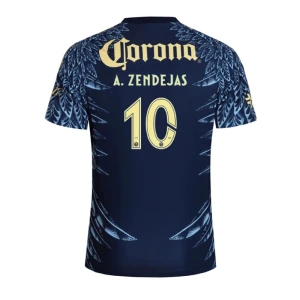 Club América Koszulka Piłkarska 2025-26 A. ZENDEJAS #10 Wyjazdowa Męska