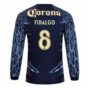 Club América Koszulka Piłkarska 2025-26 FIDALGO #8 Wyjazdowa Męska Długi Rękaw