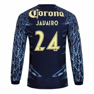 Club América Koszulka Piłkarska 2025-26 JAVAIRO #24 Wyjazdowa Męska Długi Rękaw