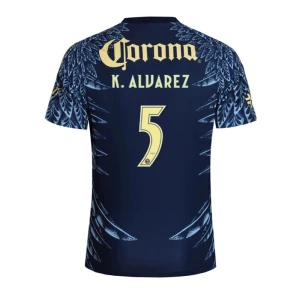 Club América Koszulka Piłkarska 2025-26 K. ALVAREZ #5 Wyjazdowa Męska