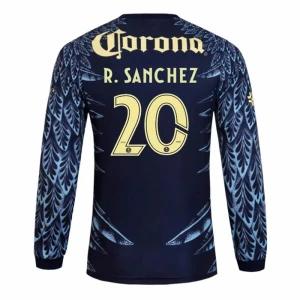 Club América Koszulka Piłkarska 2025-26 R. SANCHEZ #20 Wyjazdowa Męska Długi Rękaw