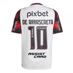 CR Flamengo Koszulka Piłkarska 2025-26 Sponsor De Arrascaeta #10 Wyjazdowa Męska