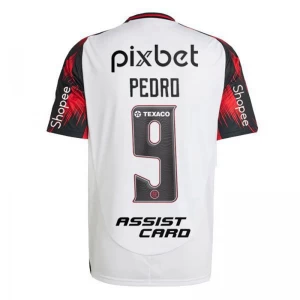 CR Flamengo Koszulka Piłkarska 2025-26 Sponsor Pedro #9 Wyjazdowa Męska