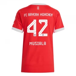 Damska Koszulka Bayern Monachium Jamal Musiala #42 2025-26 Domowa