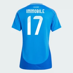 Damska Koszulka Ciro Immobile #17 Włochy Mistrzostwa Europy 2024 Domowa