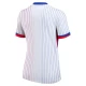 Damska Koszulka Francja Mistrzostwa Europy 2024 Wyjazdowa