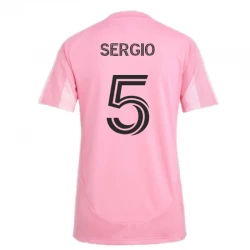 Damska Koszulka Inter Miami CF Sergio #5 2025-26 Domowa