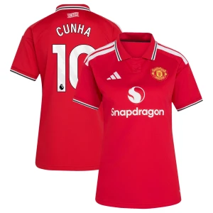 Damska Koszulka Manchester United Cunha #10 2026-27 Domowa