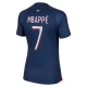 Damska Koszulka Paris Saint-Germain PSG Kylian Mbappé #7 2023-24 Domowa