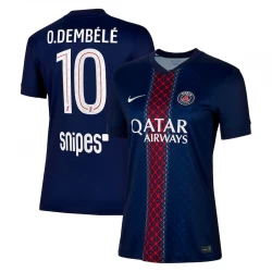 Damska Koszulka Paris Saint-Germain PSG O.Dembele #10 2025-26 Domowa