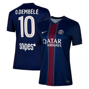 Damska Koszulka Paris Saint-Germain PSG O.Dembele #10 2025-26 Domowa