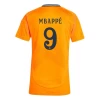 Damska Koszulka Piłkarska Real Madryt 2024-25 Mbappe #9 Wyjazdowa