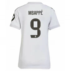 Damska Koszulka Real Madryt Mbappe #9 2025-26 Domowa