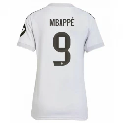 Damska Koszulka Real Madryt Mbappe #9 2025-26 Domowa