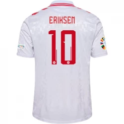 Dania Koszulka Piłkarska 2024 Christian Eriksen #10 Wyjazdowa Męska