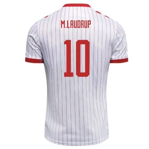 Dania Koszulka Piłkarska 2026 M. Laudrup #10 Wyjazdowa Męska