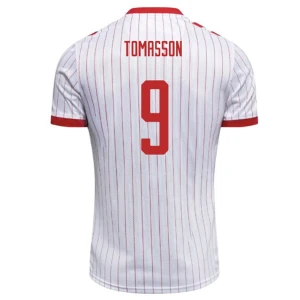 Dania Koszulka Piłkarska 2026 Tomasson #9 Wyjazdowa Męska