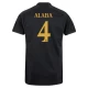 David Alaba #4 Koszulki Piłkarskie Real Madryt 2023-24 Alternatywna Męska