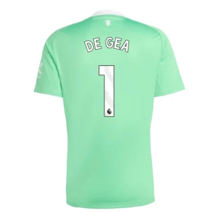 De Gea #1 Koszulki Piłkarskie Manchester United 2025-26 Bramkarska Trzecia Męska