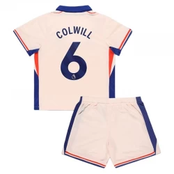 Dzieci Chelsea FC Strój Piłkarski Koszulka Colwill #6 2024-25 Wyjazdowa
