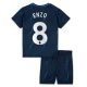Dzieci Chelsea FC Strój Piłkarski Koszulka Enzo Fernández #8 2023-24 Wyjazdowa