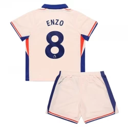 Dzieci Chelsea FC Strój Piłkarski Koszulka Enzo Fernández #8 2024-25 Wyjazdowa