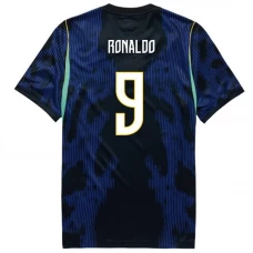 Dzieci Cristiano Ronaldo #9 Strój Piłkarski Koszulka + Spodenki Brazylia Mistrzostwa Świata 2026 Wyjazdowa
