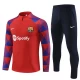 Dzieci FC Barcelona Komplet Bluza Treningowa 2023-24 Czerwony