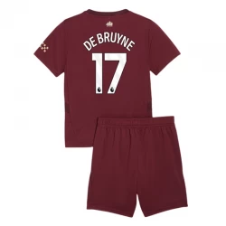 Dzieci Kevin De Bruyne #17 Koszulki Piłkarskie Manchester City 2024-25 Alternatywna