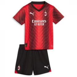 Dzieci Koszulka + Spodenki AC Milan 2023-24 Domowa