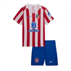Dzieci Koszulka + Spodenki Atlético Madryt 2025-26 Domowa