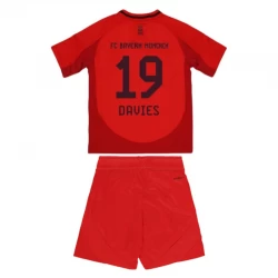 Dzieci Koszulka + Spodenki Bayern Monachium Alphonso Davies #19 2024-25 Domowa