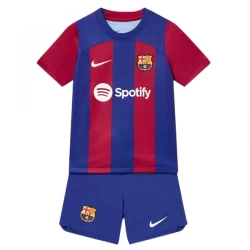 Dzieci Koszulka + Spodenki FC Barcelona 2023-24 Domowa