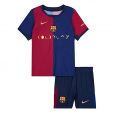 Dzieci Koszulka + Spodenki FC Barcelona 2024-25 Coldplay Domowa
