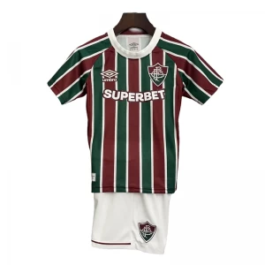 Dzieci Koszulka + Spodenki Fluminense 2025-26 Domowa